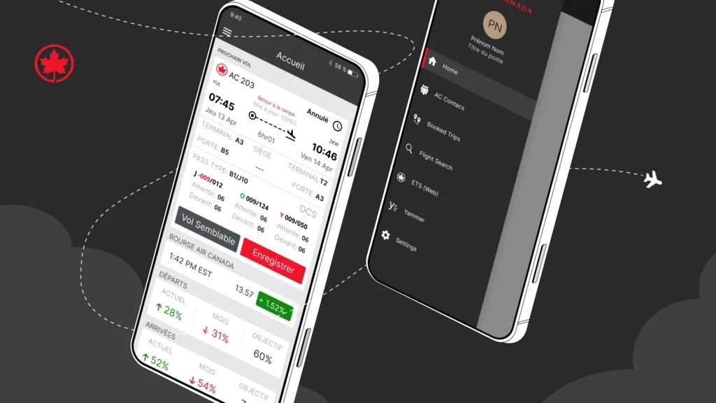 Air Canada solutions numériques