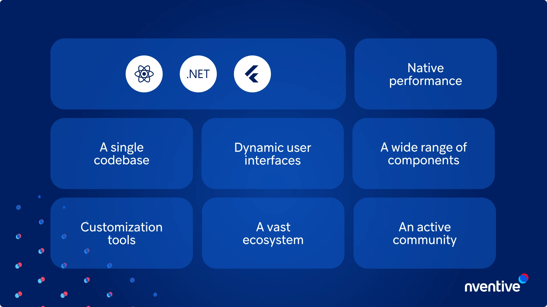 Common points between react native flutter and dotnet