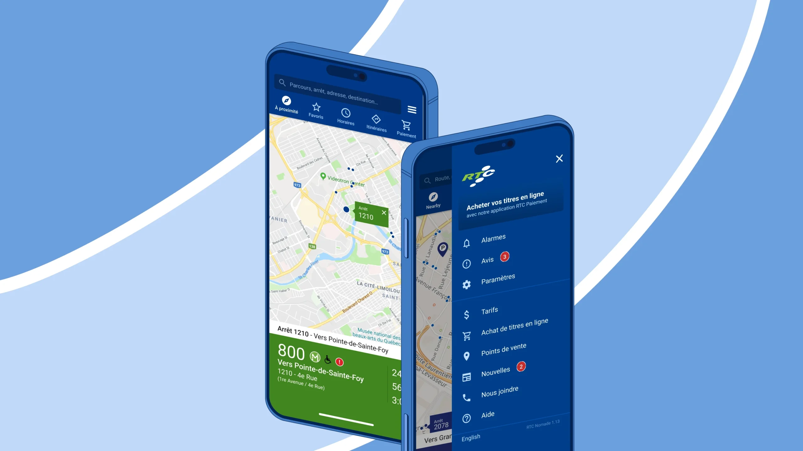 Connected public transit to better plan trips