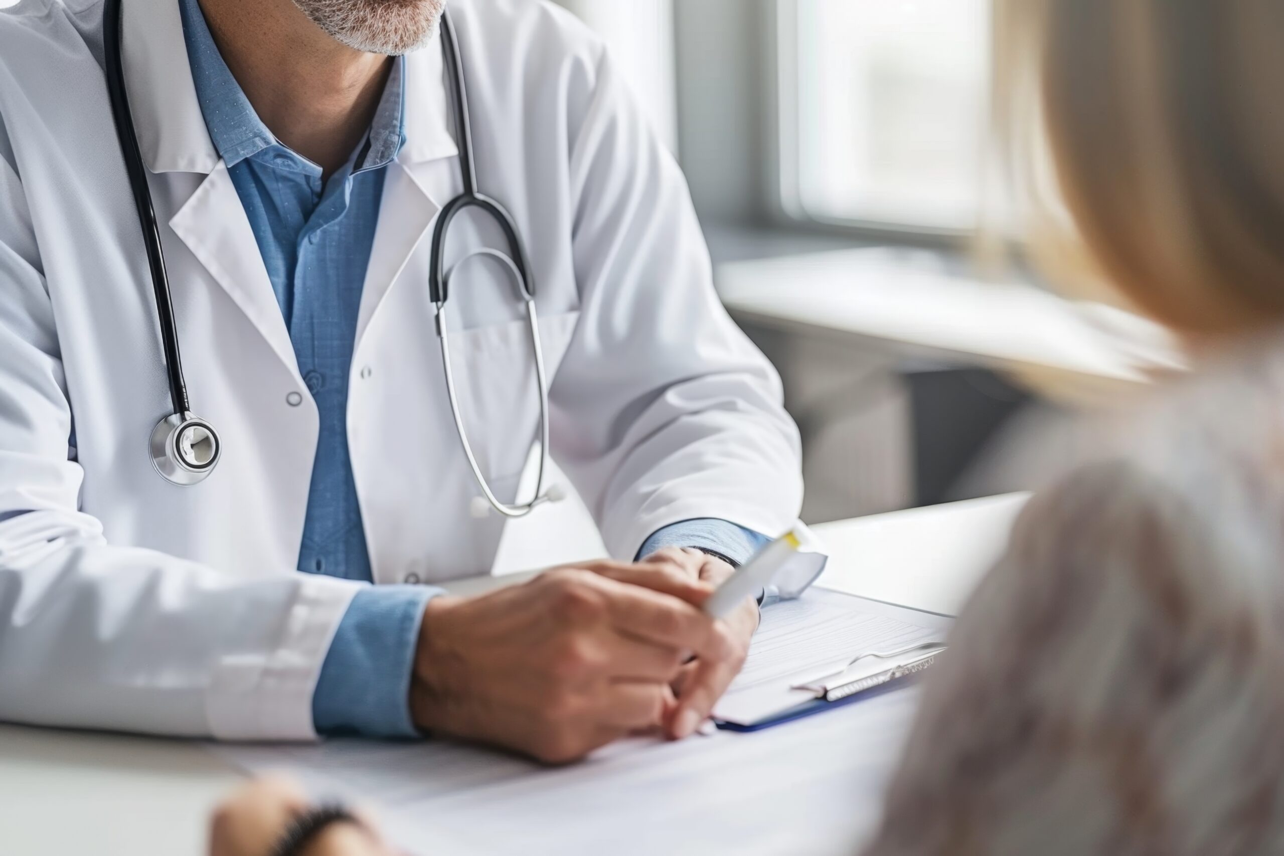 Patient in Consultation with Physician