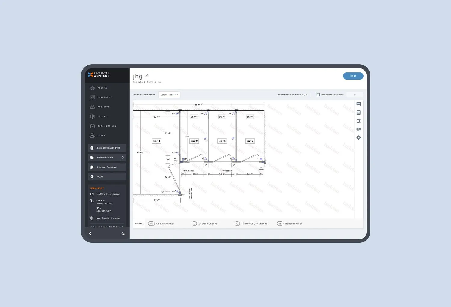 Améliorer le système de dessins de plan dans l'application web